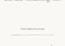 design a professional client welcome guide